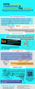 Neon Blue Consulting Content Marketing Info graphic